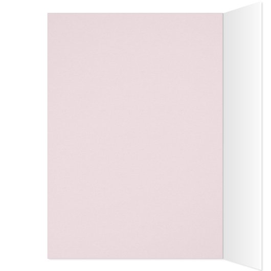 Diepe roze bloemen op het meer, blanco binnenin (Binnen (Links))