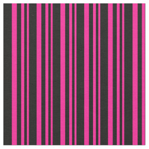 Diepe roze en zwarte lijnen stof