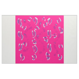 Diepe roze met  lavenaarspatroon mooi stof