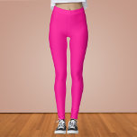 Diepe roze vaste kleur leggings<br><div class="desc">Diepe roze vaste kleur</div>