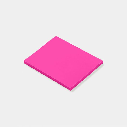 Diepe roze vaste kleur post-it® notes (Schuin)