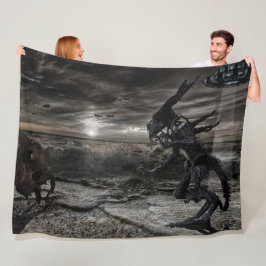 DIEPE RUIMTE DEMONEN FLEECE DEKEN