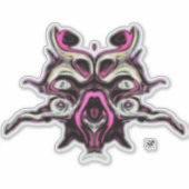 Diepe ruimte-nachtmerrie (abyss creature) v2 sticker (Voorkant)