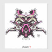 Diepe ruimte-nachtmerrie (abyss creature) v2 sticker (Vel)