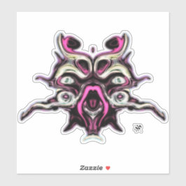 Diepe ruimte-nachtmerrie (abyss creature) v2 sticker