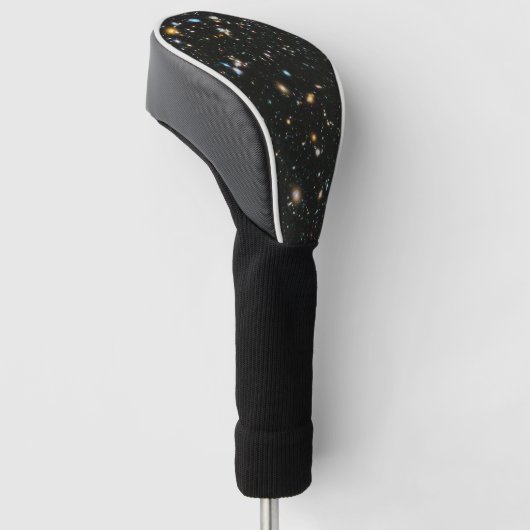 Diepe ruimtesterren en sterrenstelsels golfheadcover (Schuin)