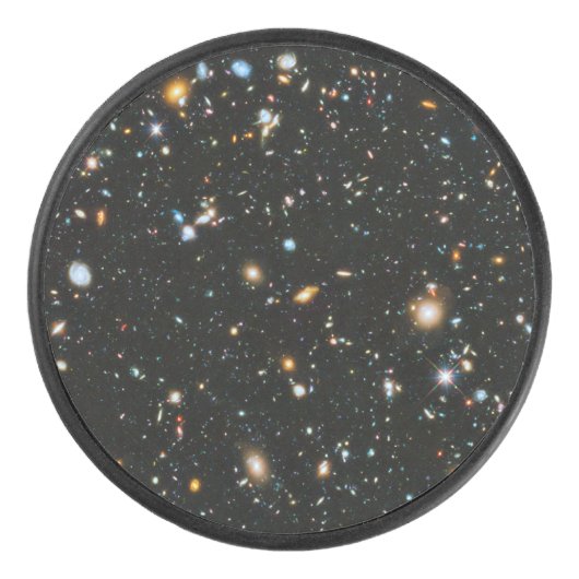Diepe ruimtesterren en sterrenstelsels hockey puck (Voorkant)