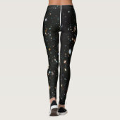 Diepe ruimtesterren en sterrenstelsels leggings (Achterkant)