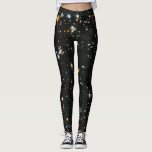 Diepe ruimtesterren en sterrenstelsels leggings