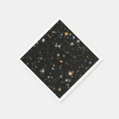 Diepe ruimtesterren en sterrenstelsels servet (Hoek)