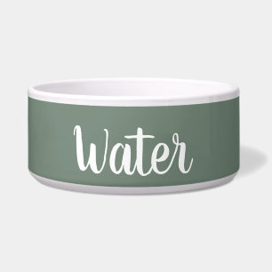Diepe Sage Groene Pet Water Bowl Voerbakje