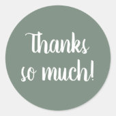 Diepe Saliegroene Stickers (Voorkant)