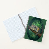 Diepe slaap- handgemaakte kunst notitieboek (Binnen)