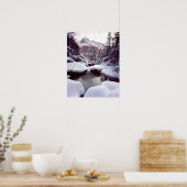 Diepe sneeuw in Middle Emerald Pools Poster (Keuken)