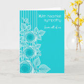 Diepe Sympathie van de Zaken van de Groep of Kaart (Gele Bloem)