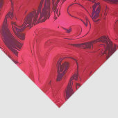 Diepe vineuze gemarmerde textuur, rijke ebru-techn tissuepapier (Detail)