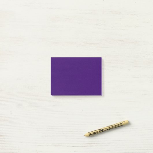 Diepe Violet Solid Color Post-it® Notes (Op bureau)