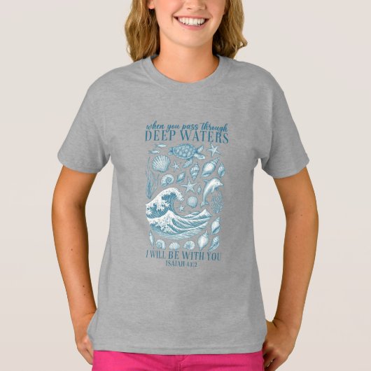 Diepe wateren 🌊 t-shirt (Voorkant)