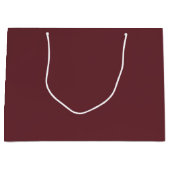 Diepe Wijn Rood Effen Kleur Groot Cadeauzakje (Voorkant)