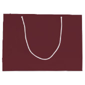 Diepe Wijn Rood Effen Kleur Groot Cadeauzakje (Achterkant)