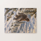 Diepe Winter Bigfoot Puzzel (Horizontaal)
