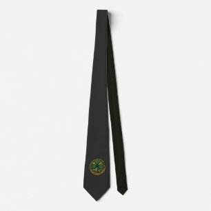 Diepe wortels, sterke geloof Keltische Shamrock Po Stropdas