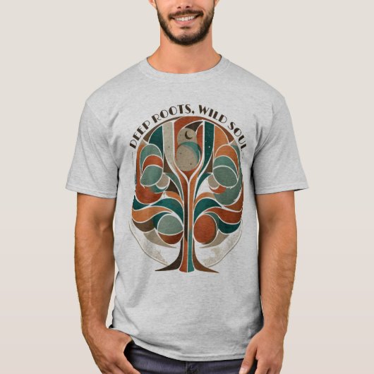 Diepe wortels t-shirt (Voorkant)