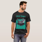 Diepe zanger t-shirt (Voorkant volledig)