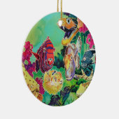 Diepe Zee Beauties Vis Keramisch Ornament (Rechts)