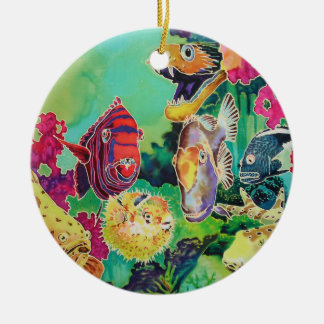 Diepe Zee Beauties Vis Keramisch Ornament