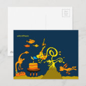 Diepe Zee Birthday 5x7.jpg Briefkaart (Voorkant / Achterkant)