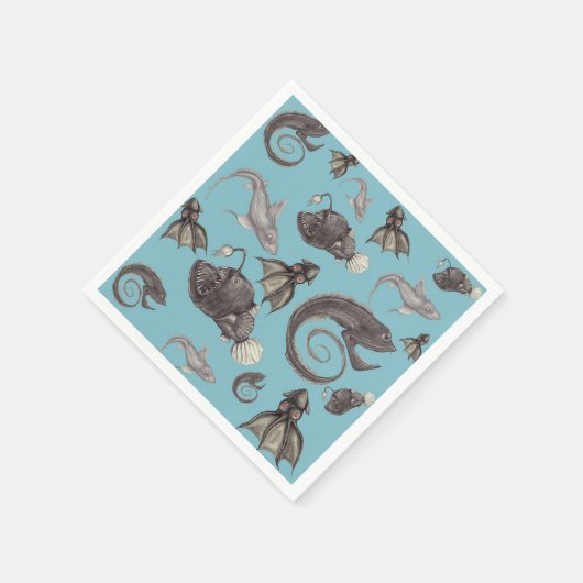 Diepe Zee creaties Servet (Hoek)