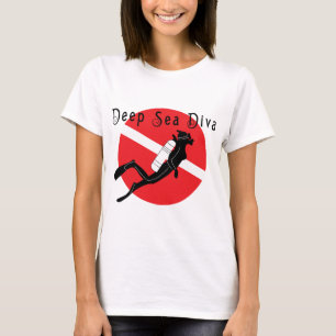 Diepe Zee Diva Vrouwen T-shirt