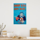 Diepe Zee Dom Som Poster (Keuken)