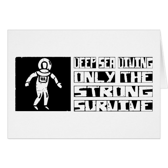 Diepe Zee duikend Survive (Voorkant Horizontaal)