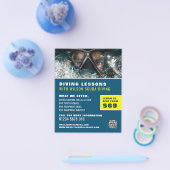 Diepe Zee-duiker, Scuba-duikles Adverteren Flyer (Enkel)