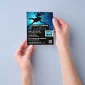 Diepe Zee-duiker Silhouette, Scuba-duikles Flyer (Hand)