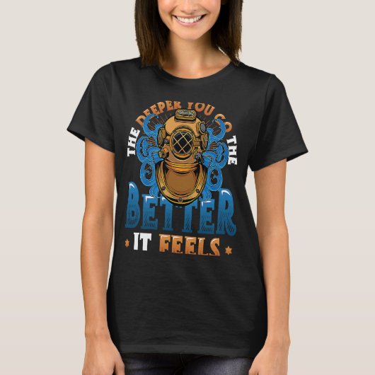 Diepe Zee-duiker T-shirt (Voorkant)