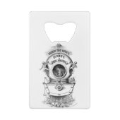 Diepe Zee duikhelm Creditkaart Flessenopener (Achterkant)