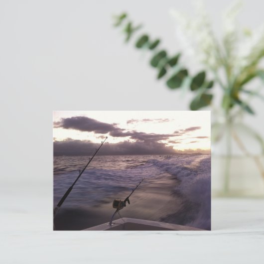 Diepe Zee Gevist Briefkaart (Staand voorkant)