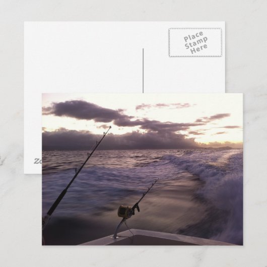 Diepe Zee Gevist Briefkaart (Voorkant / Achterkant)