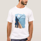 Diepe Zee Gevist T-shirt (Voorkant)