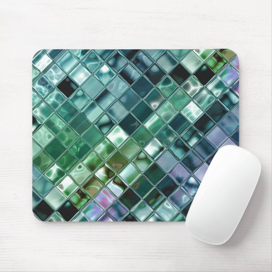 Diepe Zee Liquid Mosaic Tile Art Muismat (Met muis)