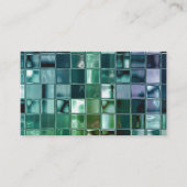 Diepe Zee Liquid Mosaic Tile Art Visitekaartje (Voorkant)