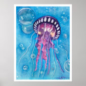 Diepe Zee Medusa Print (Voorkant)