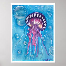 Diepe Zee Medusa Print