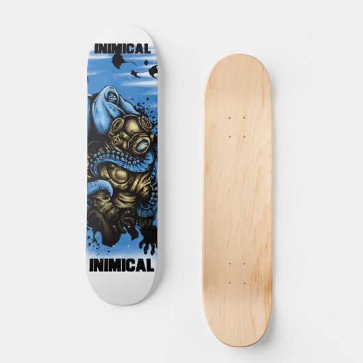 Diepe Zee Mystery Persoonlijk Skateboard (Voorkant)