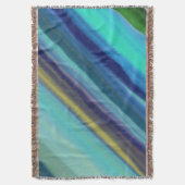 Diepe zee-oceantinten van blauw deken (Voorkant Verticaal)