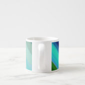 Diepe zee-oceantinten van blauw espresso kop (Achterkant)