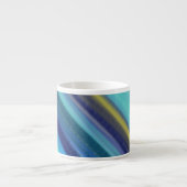 Diepe zee-oceantinten van blauw espresso kop (Voorkant)